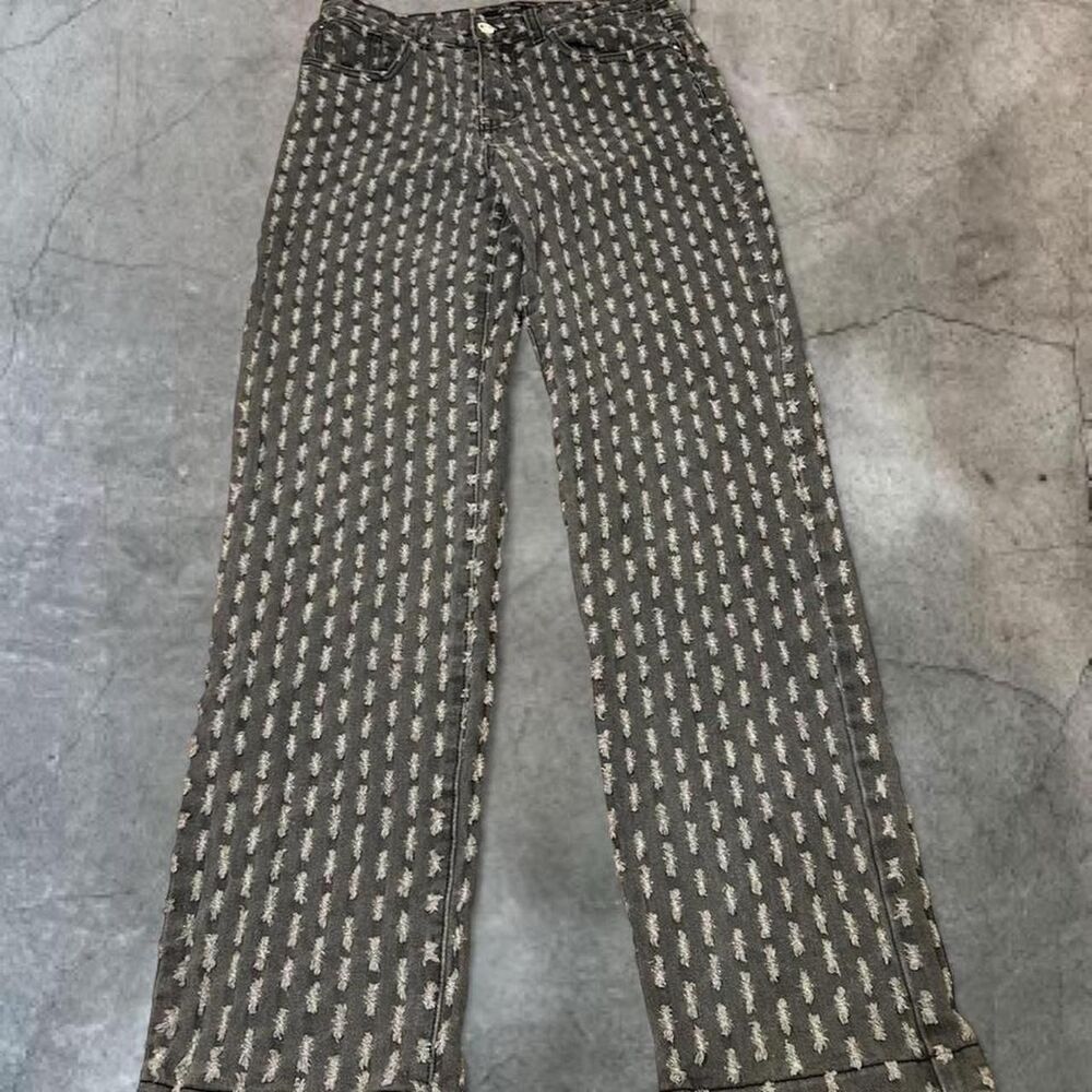Jaded-london Men's Black and Grey Jeans